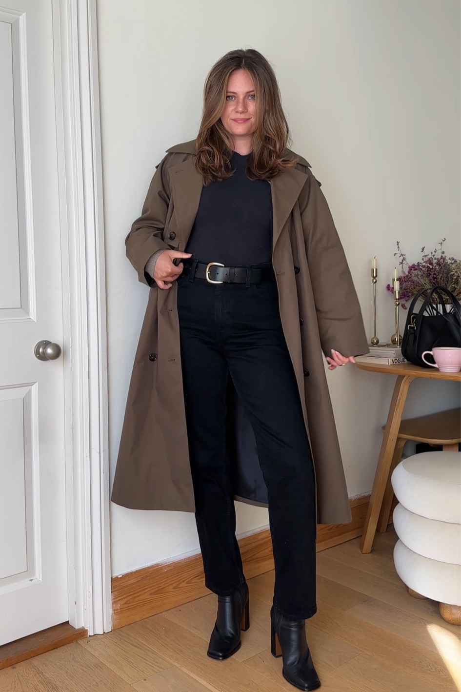 The perfect green trench - recreating Rachel green’s outfit 