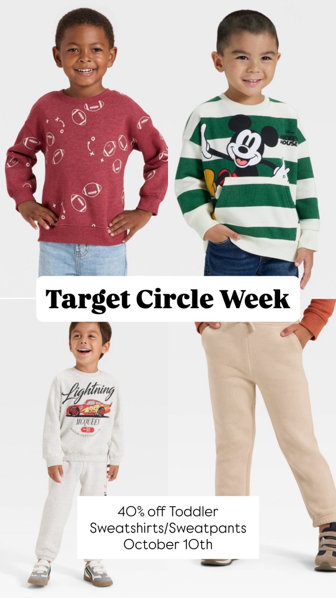 Today's deal is 40% off kid sweatshirts and sweatpants! I love the fleece joggers and sweatshirts for an easy toddler outfit- here are my favorite toddler boy picks perfect for keeping warm on chilly days! 

#LTKSaleAlert #LTKKids