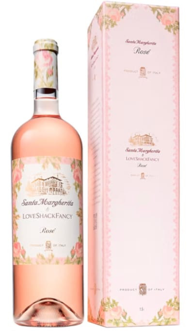 Santa Margherita x LoveShackFancy Rose (1.5 Liter Magnum) with Gift Box 2024 | Wine.com | Wine.com