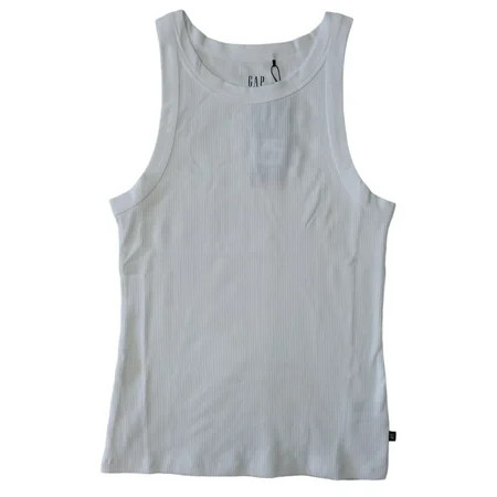 GAP Women s Soft Stretch Ribbed High Neckline Tank Top GP004097 (Bright White XXL) | Walmart (US)