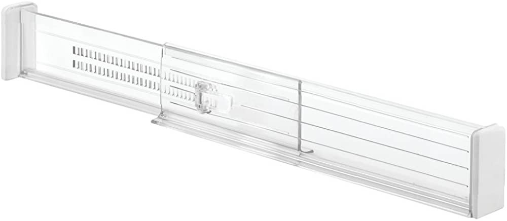 iDesign Plastic Drawer Dividers, Deep Adjustable Drawer Organiser System Made of Durable Plastic,... | Amazon (UK)