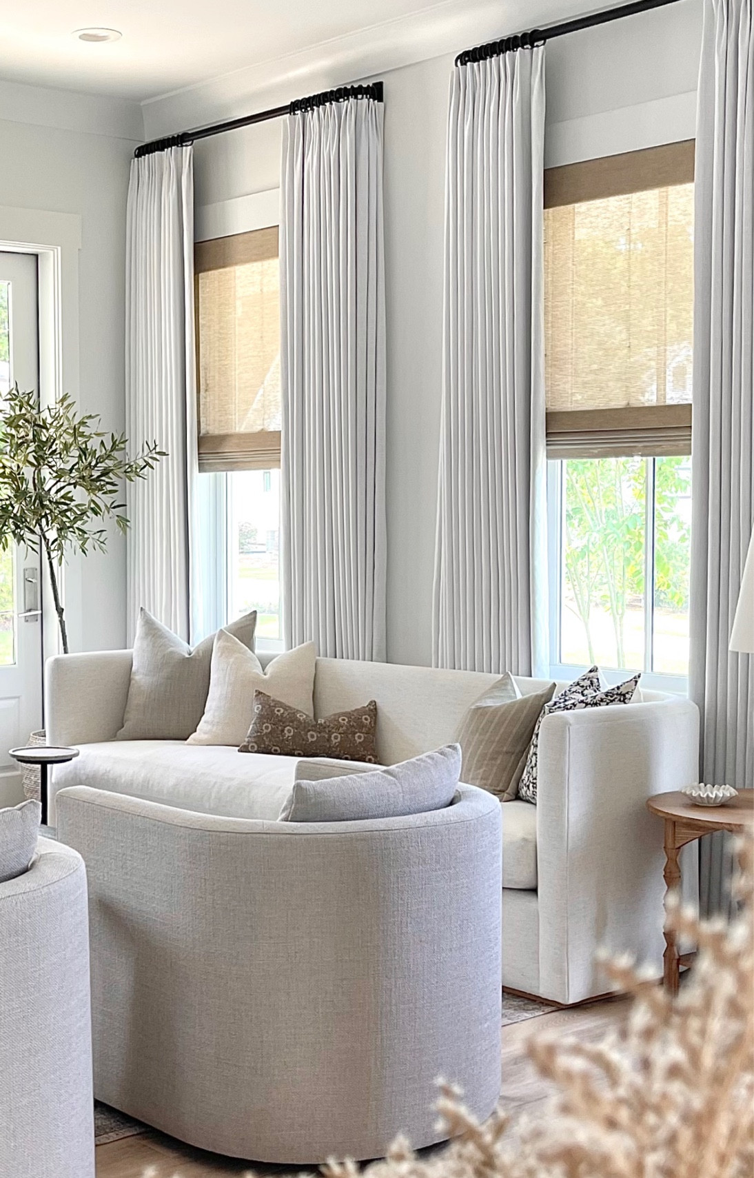 My Mcgeeandco Reese curved sofa is 20% off for the Memorial Day Sale event!  Living room sofa, off white sofa, white sofa, white couch, best sofa, living room decor, couch pillows, sofa pillows, Etsy pillows, curtains, white linen curtains 

#LTKFind #LTKhome #LTKsalealert