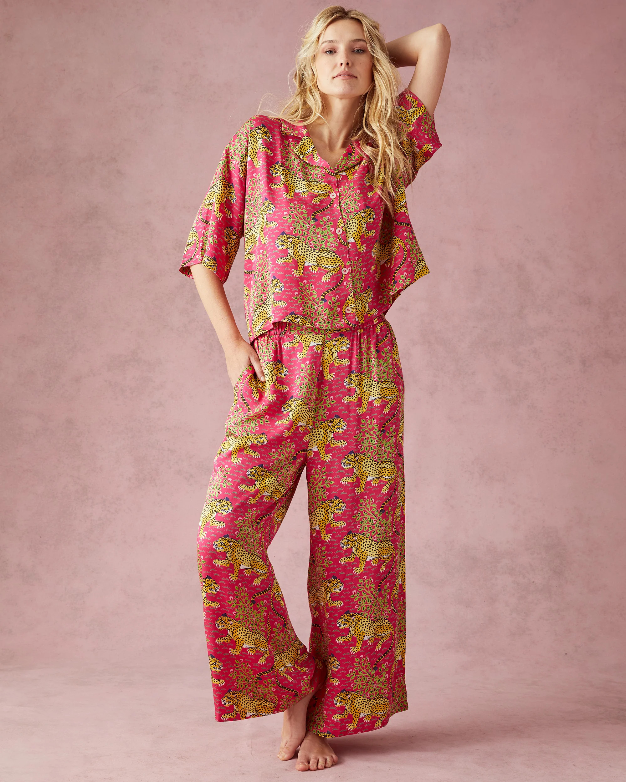 Bagheera - Eco Satin Wildest Dreams Set - Hot Pink | Printfresh
