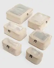 Eco Compression Packing Cubes (6-pack) | Quince