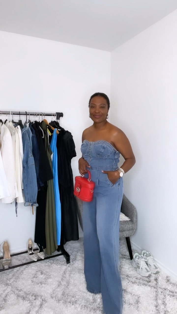 3 way to style this denim jumpsuit 

#LTKfindsunder50 #LTKover40 #LTKstyletip