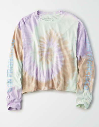 AE Tie Dye San Fransisco Graphic T-Shirt | American Eagle Outfitters (US & CA)
