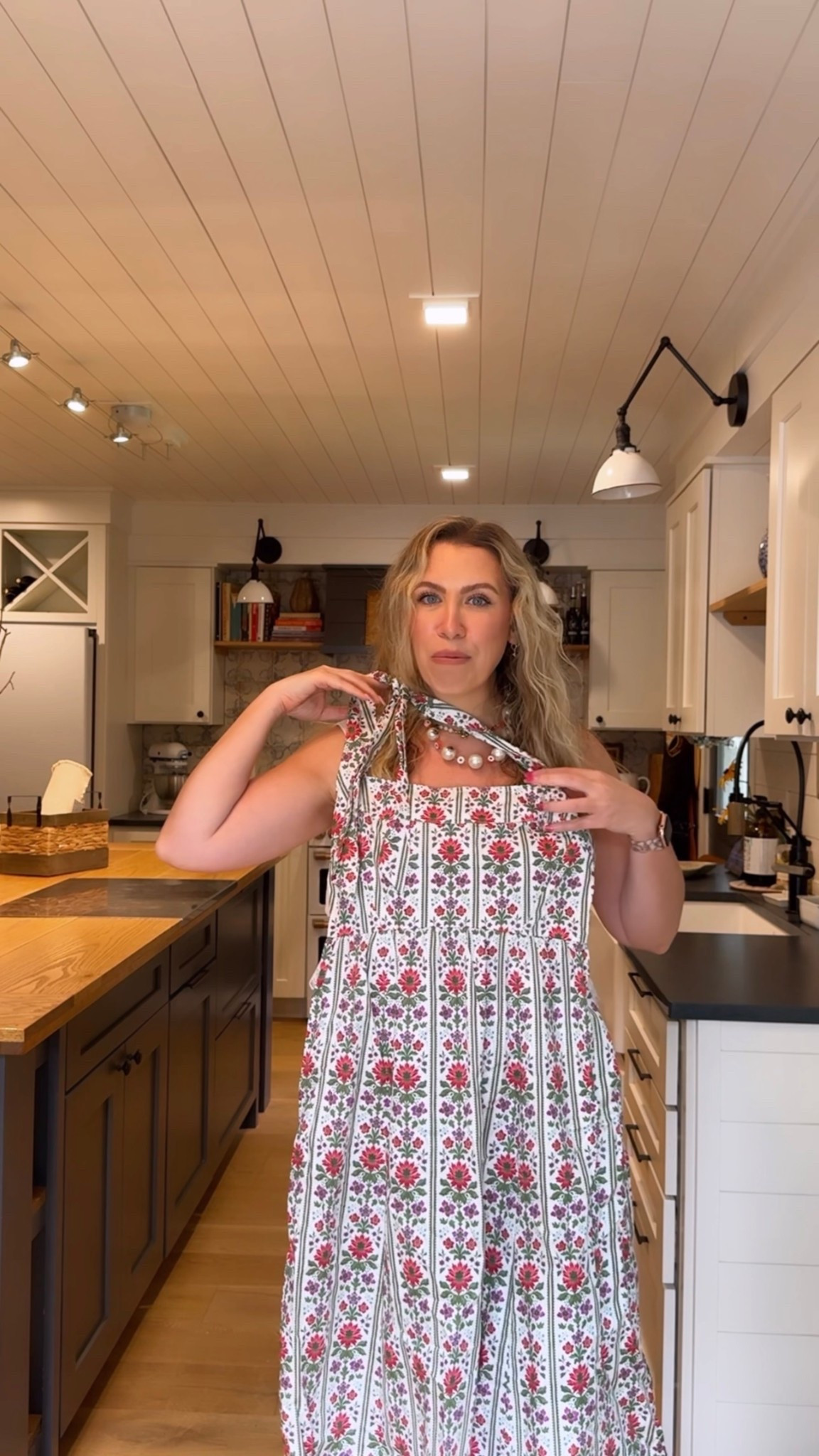 Hill House Printed Halter Dress. Summer dress, summer outfit, vacation outfit 

#LTKSeasonal #LTKStyleTip #LTKMidsize