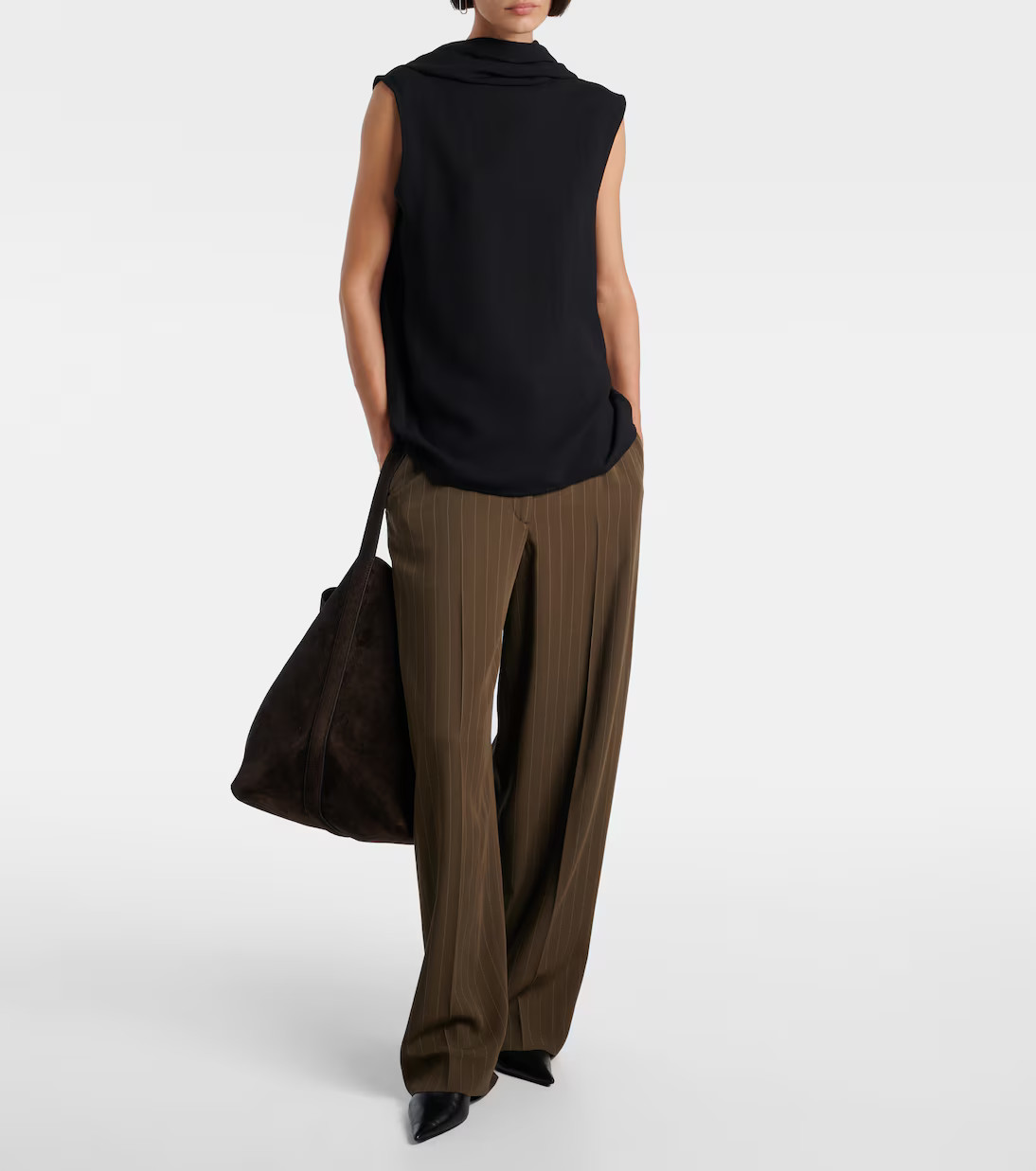 Pinstripe straight pants | Mytheresa (INTL)