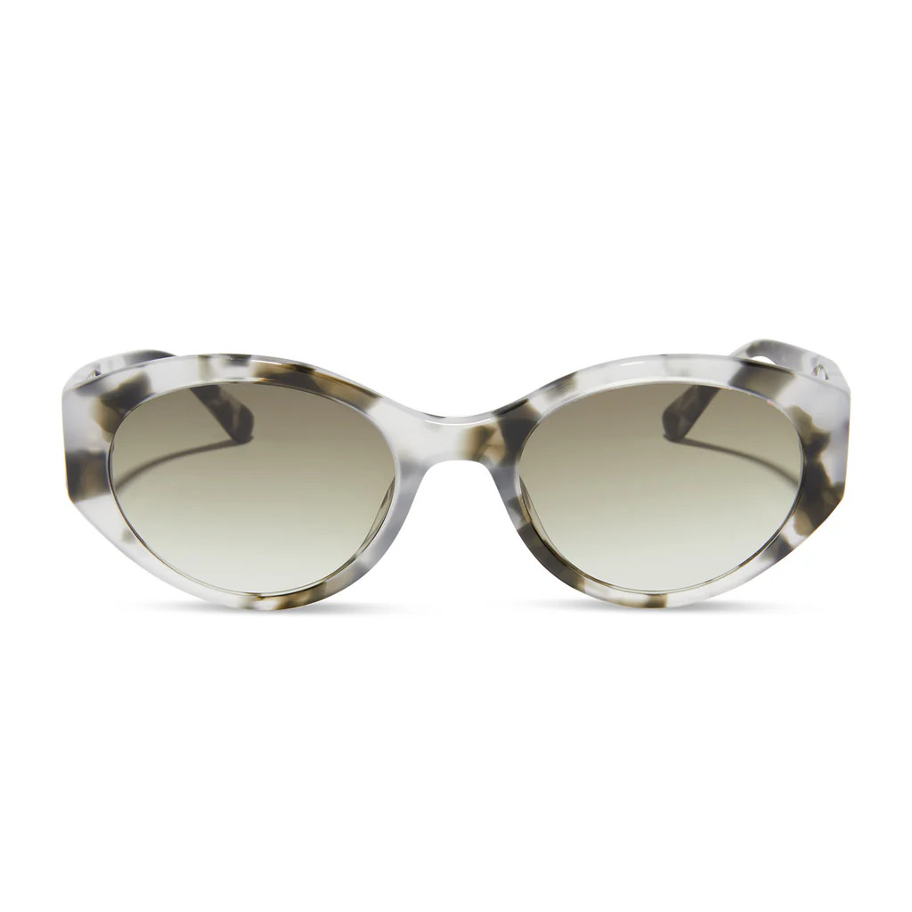 LINNEA - KOMBU + OLIVE GRADIENT SUNGLASSES | DIFF Eyewear