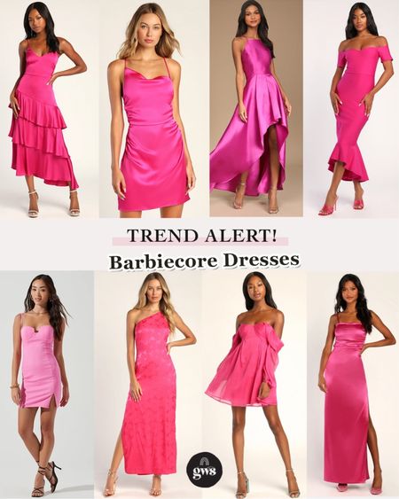 The best hot pink dresses for your barbiecore dreams! Would be great for a  bachelorette party! 💖

#LTKstyletip