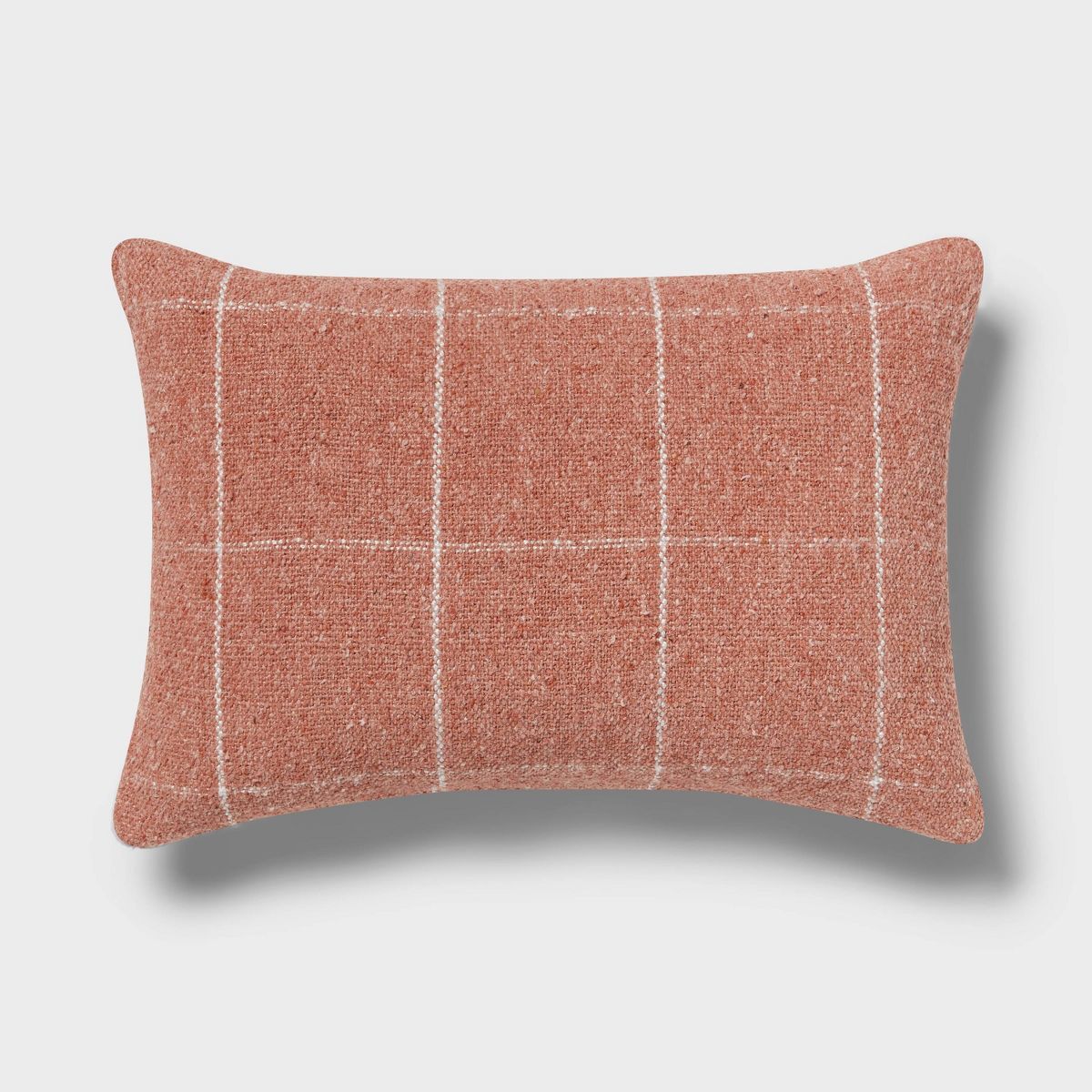 Trad Windowpane Woven Decorative Pillow Oblong - Threshold™ | Target