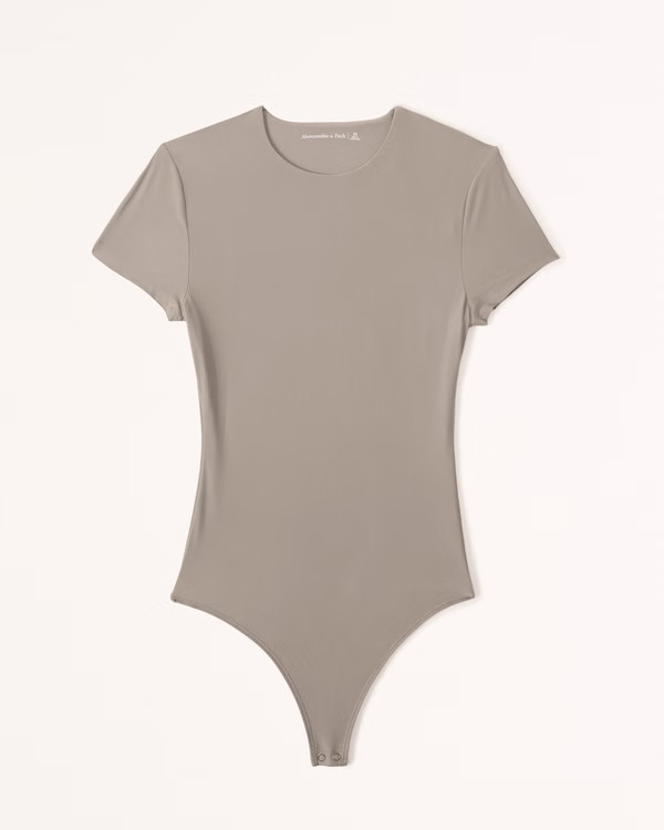 Soft Matte Seamless Tee Bodysuit | Abercrombie & Fitch (US)