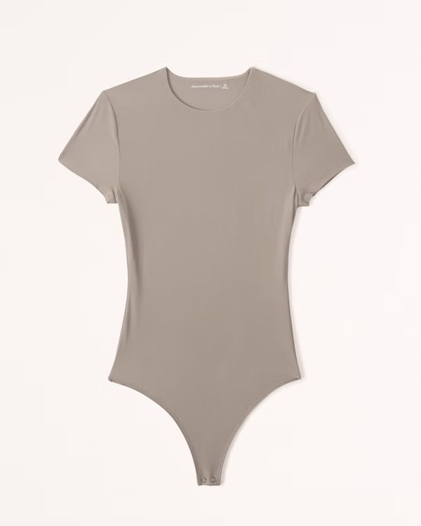 Women's Soft Matte Seamless Tee Bodysuit | Women's Up To 40% Off Select Styles | Abercrombie.com | Abercrombie & Fitch (US)