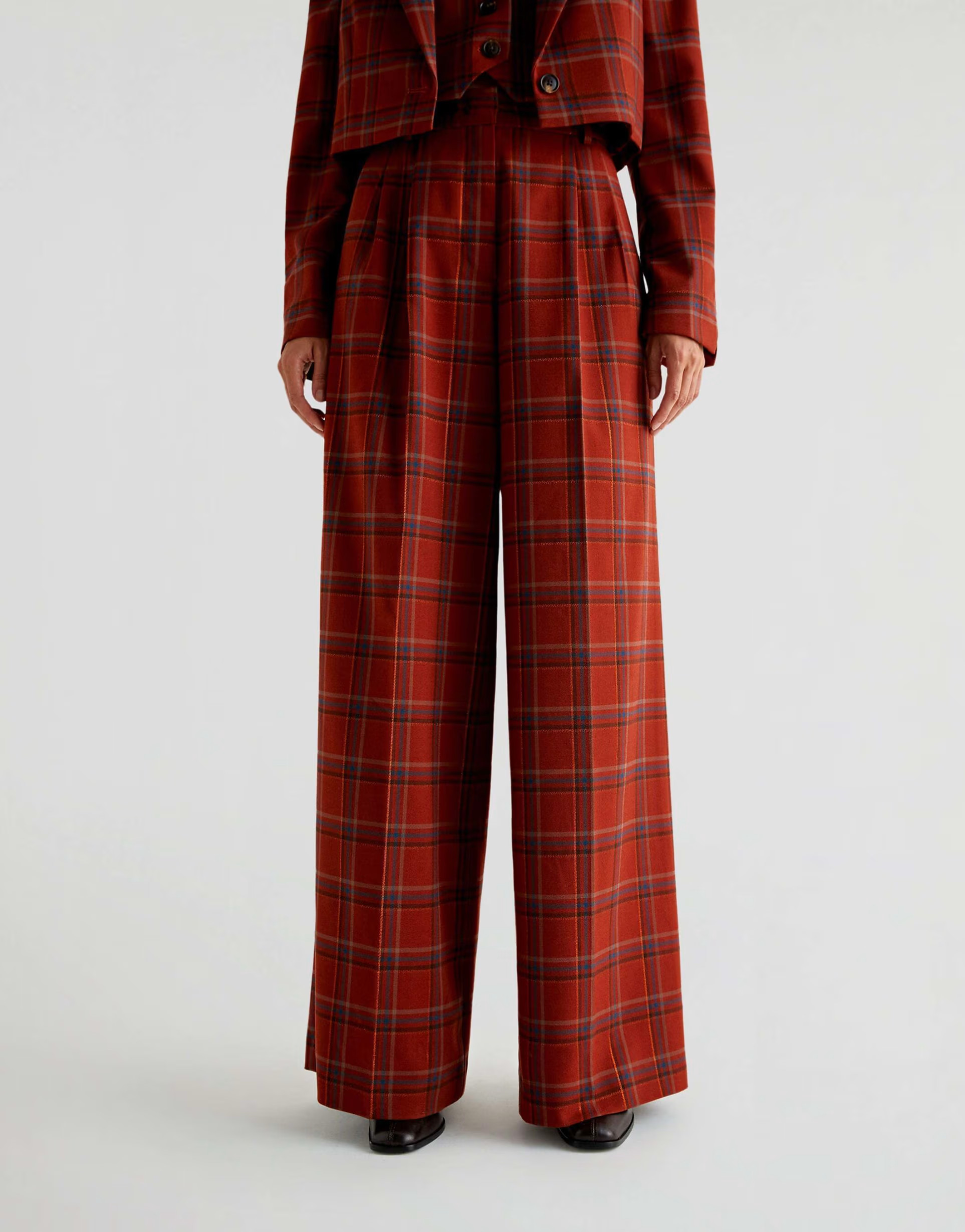 Scalpers - Pantalon à carreaux - Terracotta | ASOS (Global)