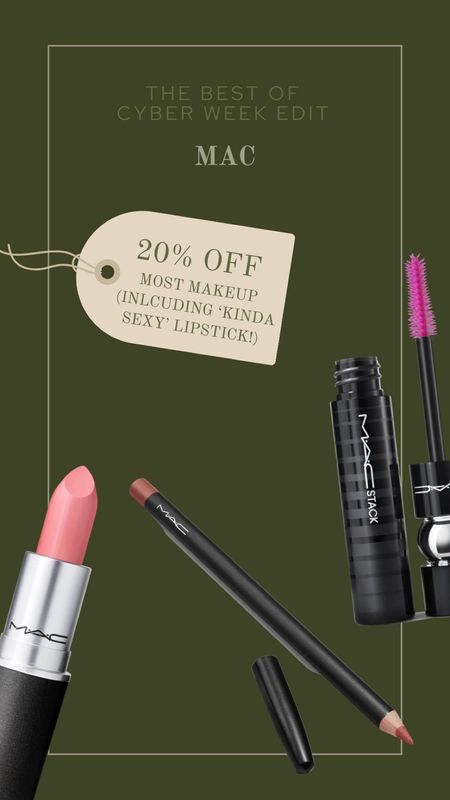 Grab my favourite ‘Kinda Sexy’ lipstick from MAC at 20% off!

#LTKCyberWeek #LTKsalealert #LTKGiftGuide