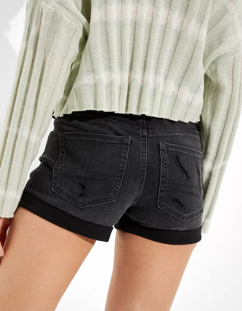 AE Dream Denim Midi Short | American Eagle Outfitters (US & CA)