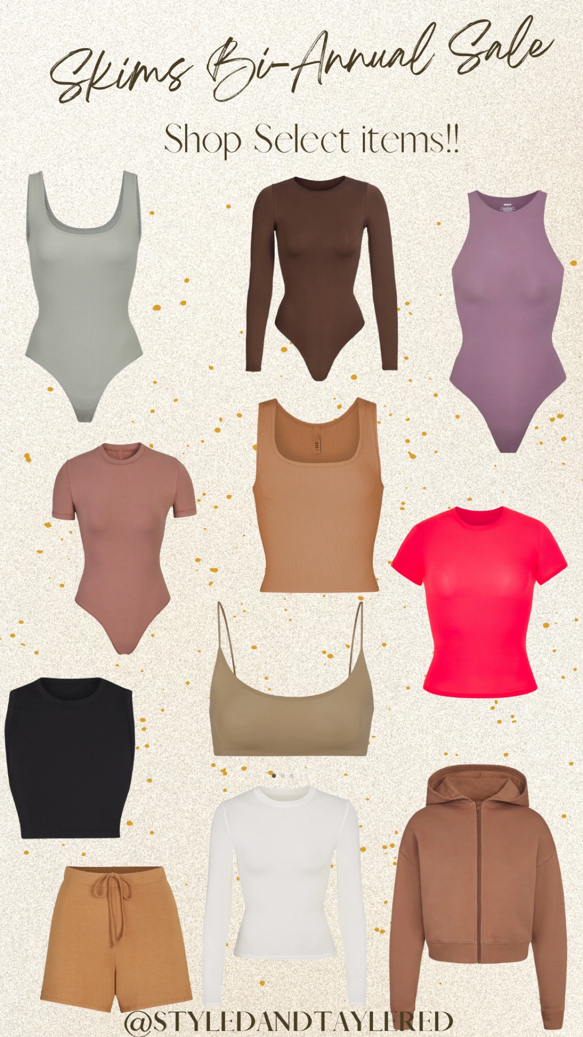 Skims Bi-Annual Sale starts now!!!! Shop select items for a limited time!! 

#LTKCyberweek #LTKsalealert #LTKunder100