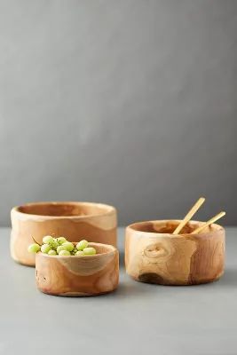 Teak Serving Bowl | Anthropologie (US)