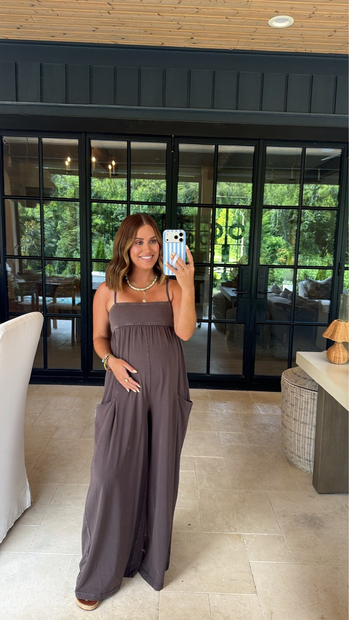 Recent FP Movement order || wearing an xs in this jumpsuit- the color I got is in ‘chocolate.’ Comes in lots of other colors as well & features a comfy, flowy fit! Very bump friendly.

#LTKootd #LTKBump #LTKSeasonal