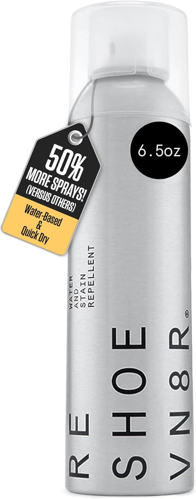 RESHOEVN8R Shoe Protector Spray - Rain and Stain - (6.5oz) - Waterproof Spray for Shoes, Quick-Dr... | Amazon (US)