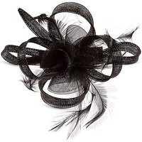 Jon Richard Black Small Fascinator Black - Jon Richard | JD Williams (UK)