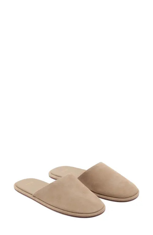 MANGO Suede Mule in Sand at Nordstrom, Size 7.5Us | Nordstrom