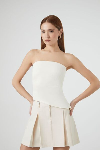 Satin Asymmetrical Tube Top | Forever 21 (US)