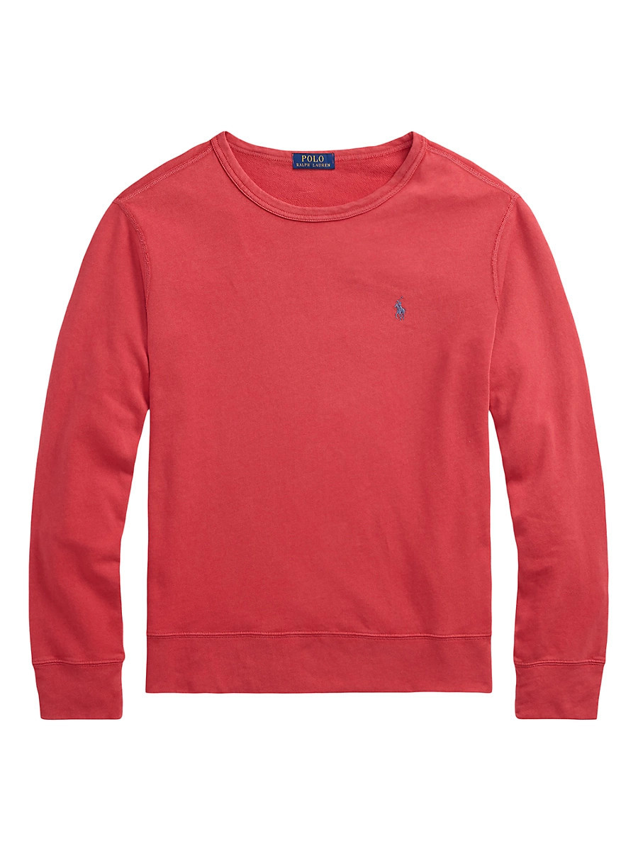 Men's Cotton Crewneck Sweater - Spring Red - Size XS | Saks Fifth Avenue