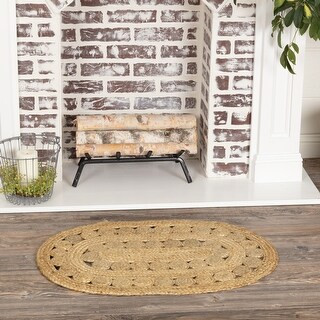 Celeste Jute Oval Rug - 1'8" x 2'6" | Bed Bath & Beyond