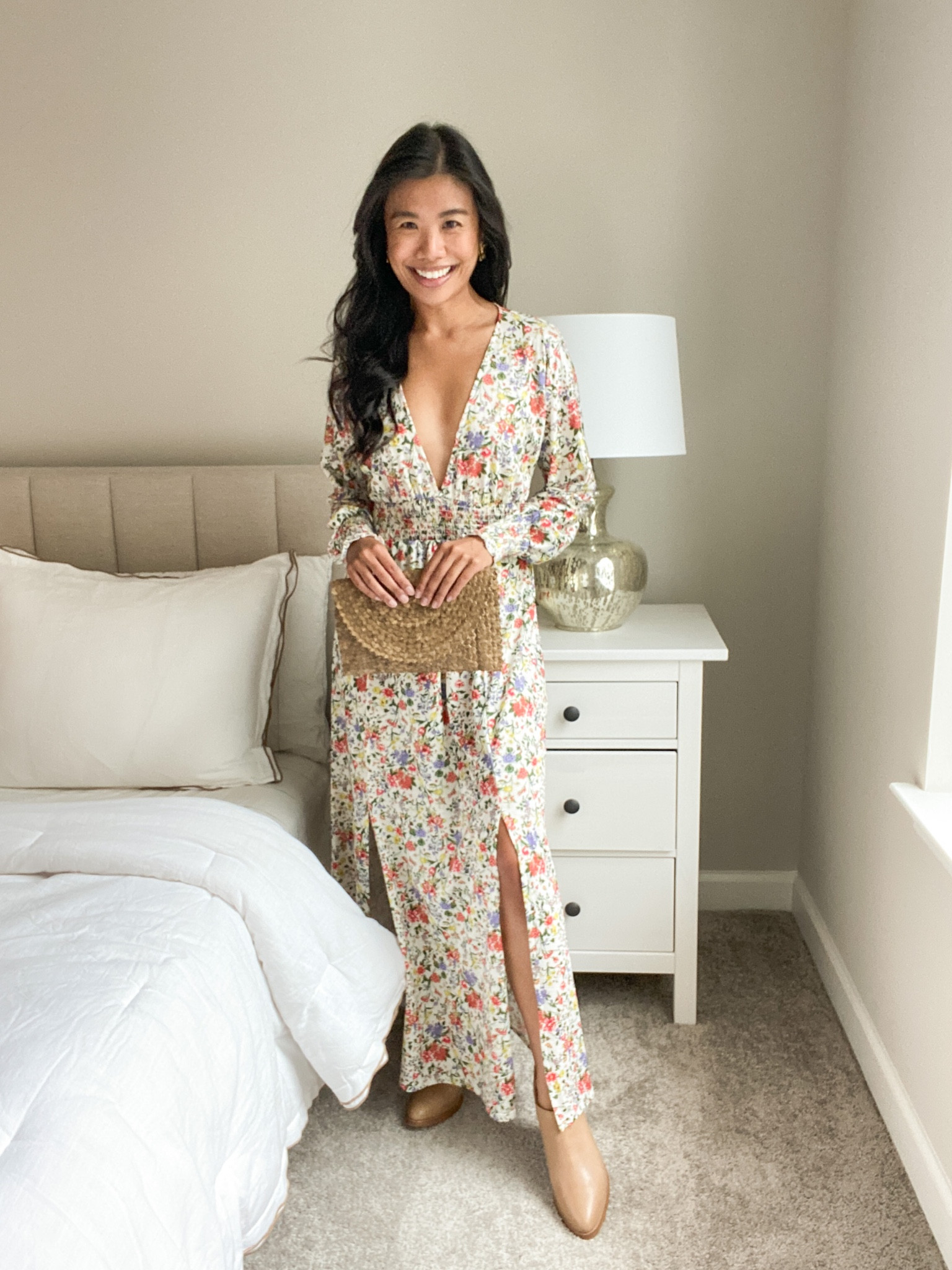 Fall dress Nisolo boots clutch 

#LTKfindsunder100 #LTKSeasonal