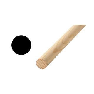 6414U 7/8 in. x 7/8 in. x 48 in. Hardwood Round Dowel | The Home Depot