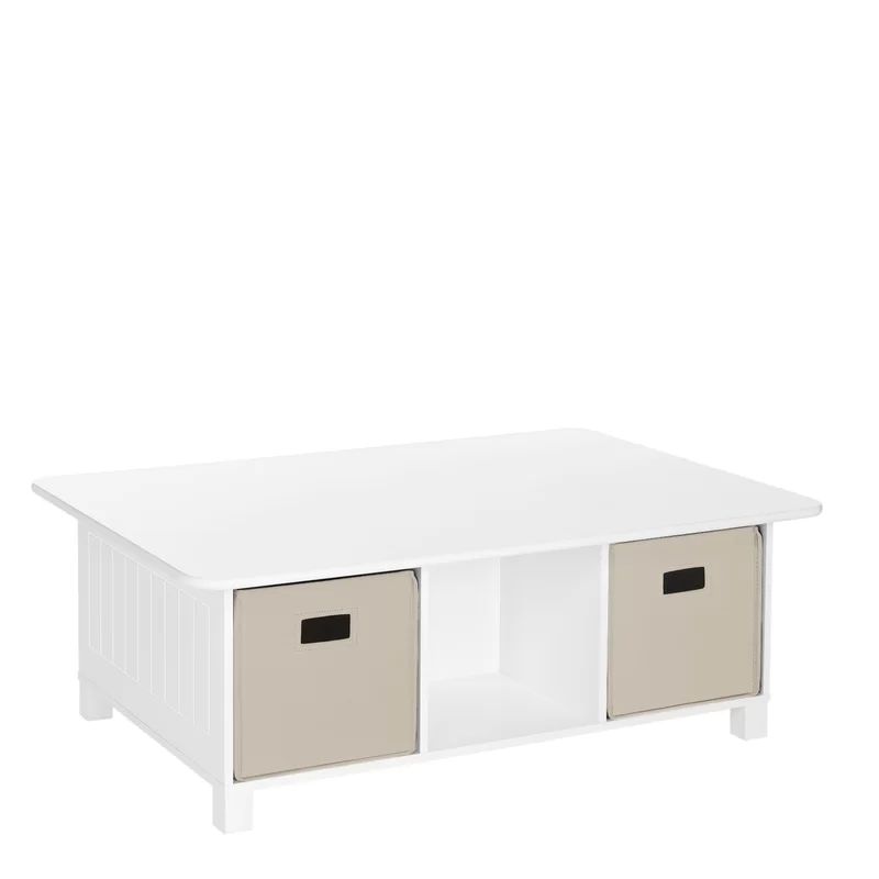 Kids 6 Cubby Storage Activity Table with 2 Bins | Wayfair North America