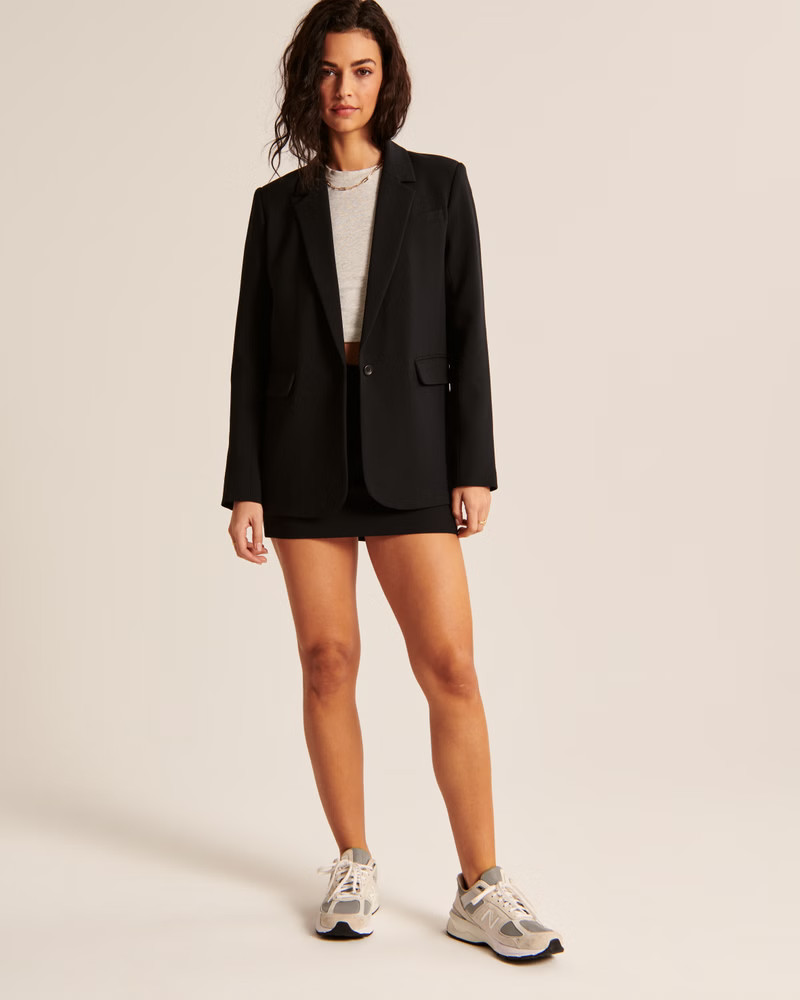 Women's Classic Suiting Blazer | Women's | Abercrombie.com | Abercrombie & Fitch (US)