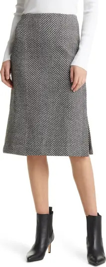 Herringbone High Waist Pencil Skirt | Nordstrom