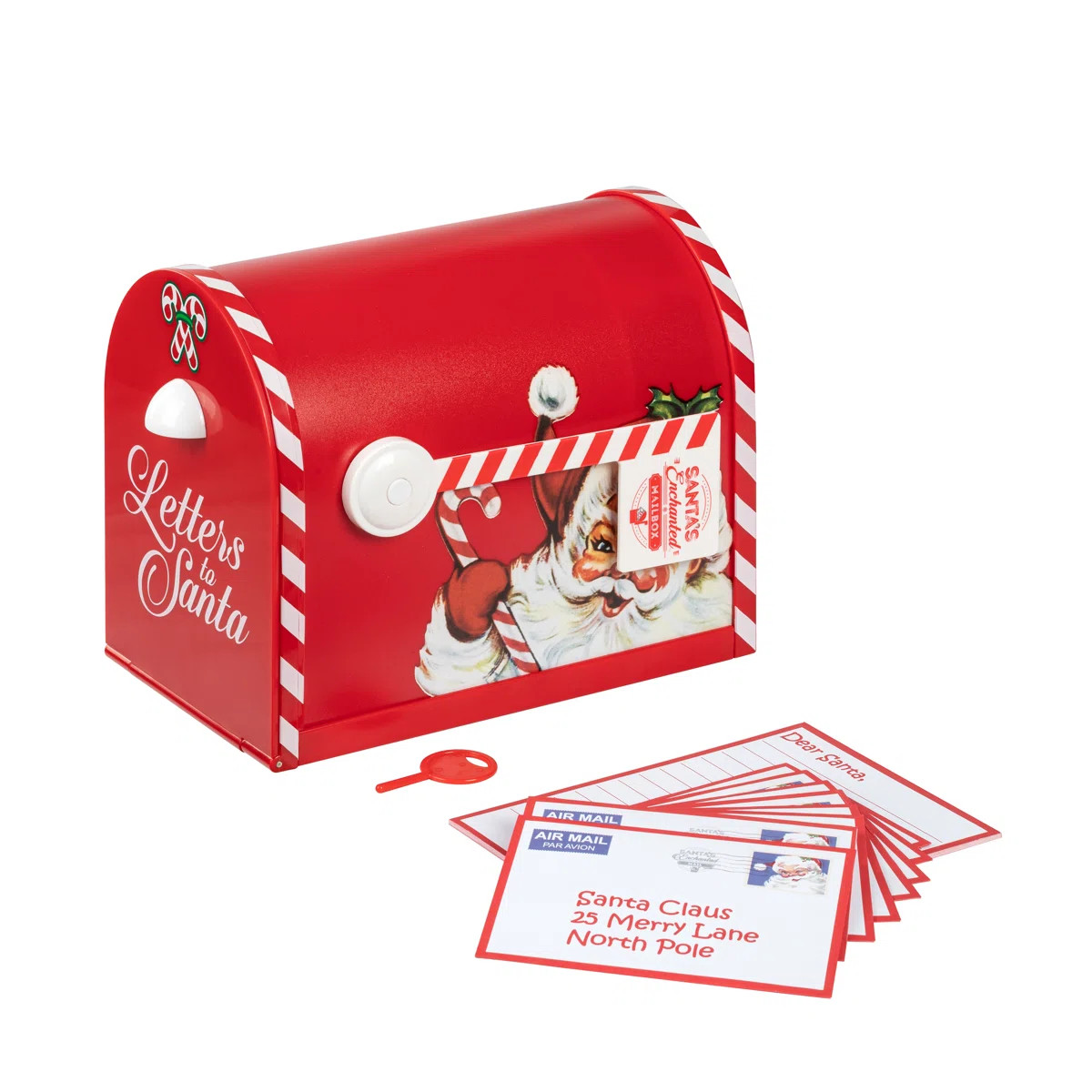 Magic of Christmas 10 in. Santa's Enchanted Mailbox | Wayfair North America