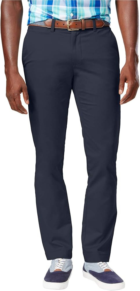 Tommy Hilfiger Men's Stretch Cotton Chino Pants in Slim Fit | Amazon (US)
