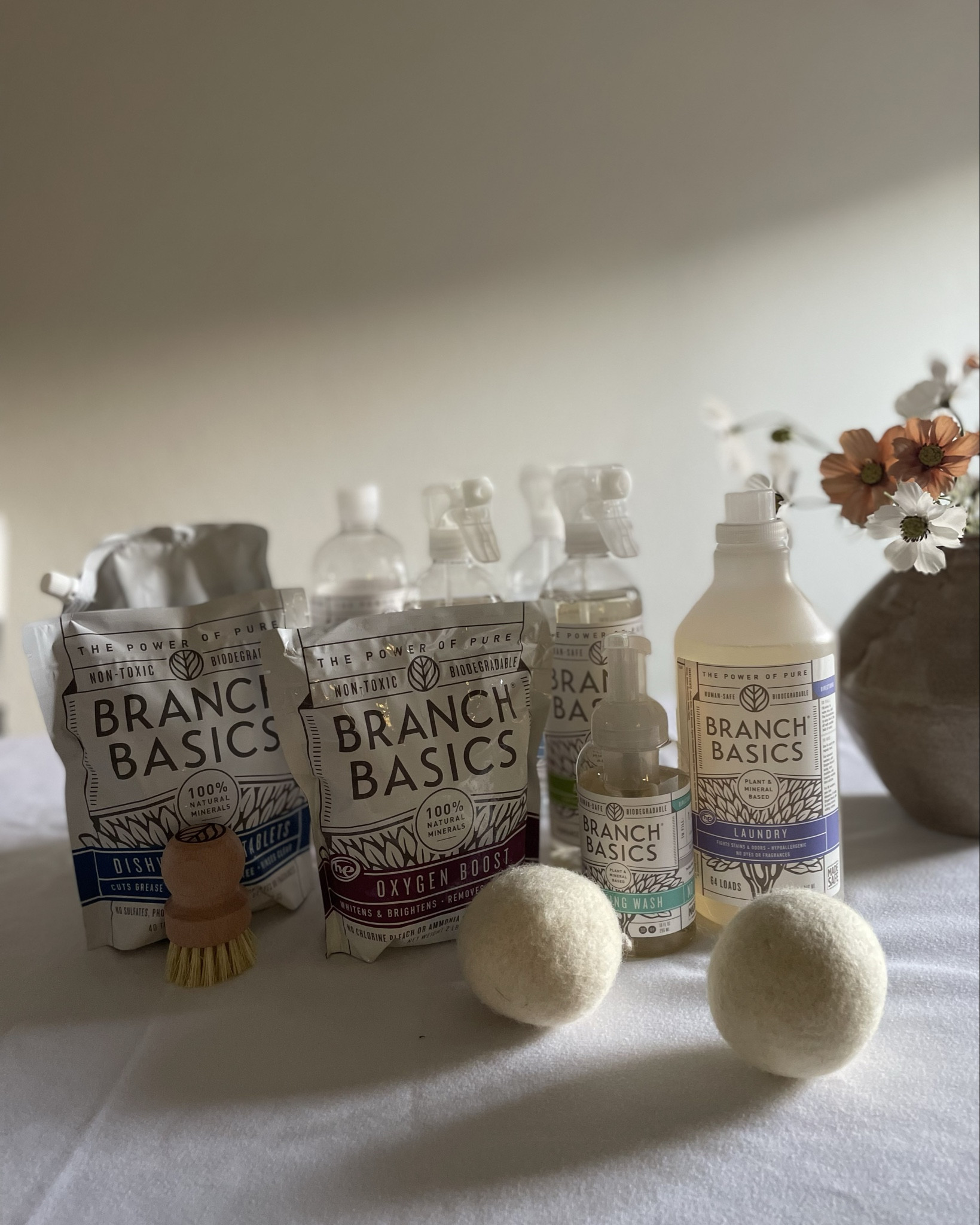 Branch Basics ✨ 
Restocking on clean products for the home with nontoxic ingredients for the kitchen, laundry and rest of the home 🏠 


#cleanproducts #nontoxic #laundry #kitchen #home #spray #ingredients #cleanhome #branchbasics #sanitize #

#LTKHome #LTKFindsUnder100