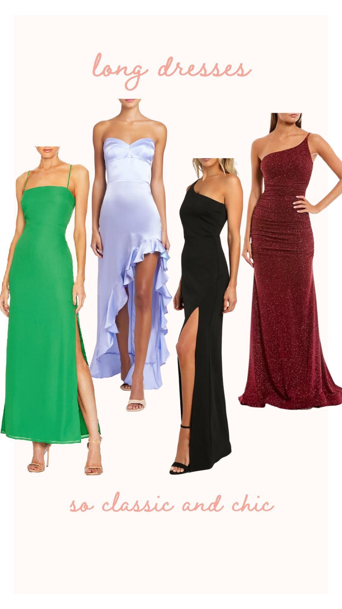 Long homecoming dresses for teen girls! More on DoSayGive.com 

#LTKwedding #LTKunder100 #LTKunder50