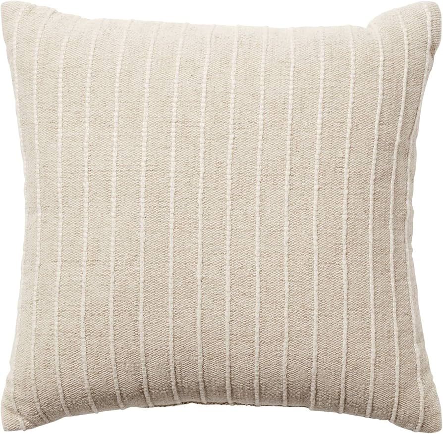 Nate Home by Nate Berkus Textured Cotton Decorative Throw Pillow | Modern Decorative Cushion for Cou | Amazon (US)
