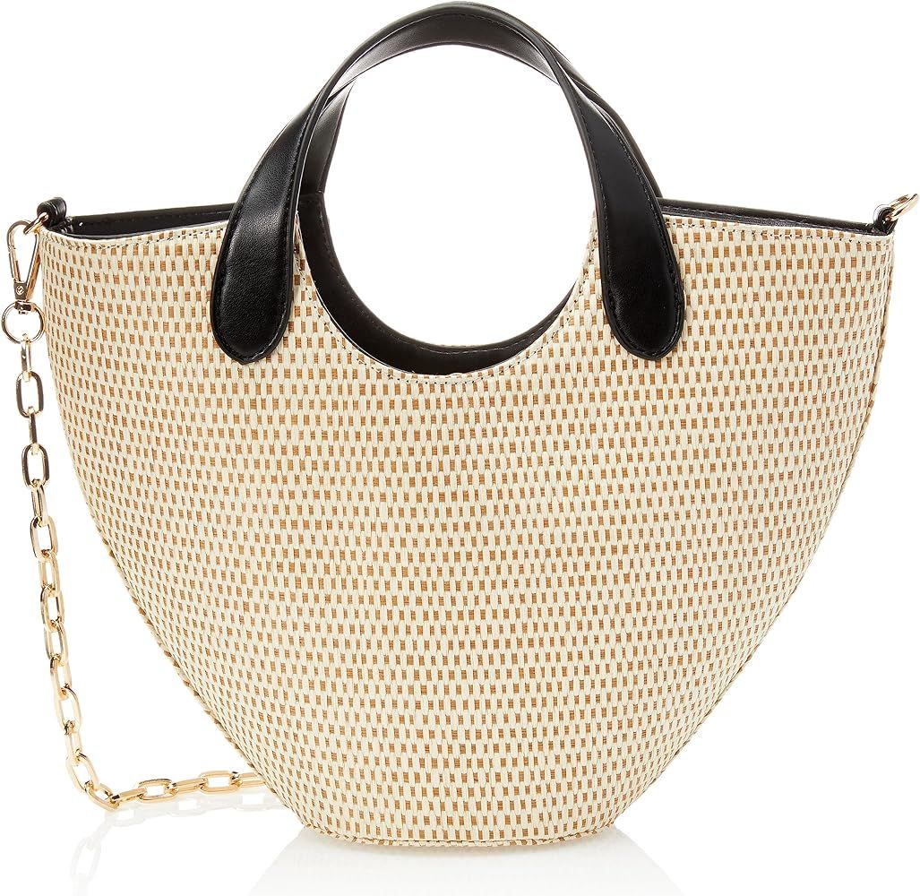 The Drop Women's Jade Straw Tote with Chain Strap | Amazon (UK)