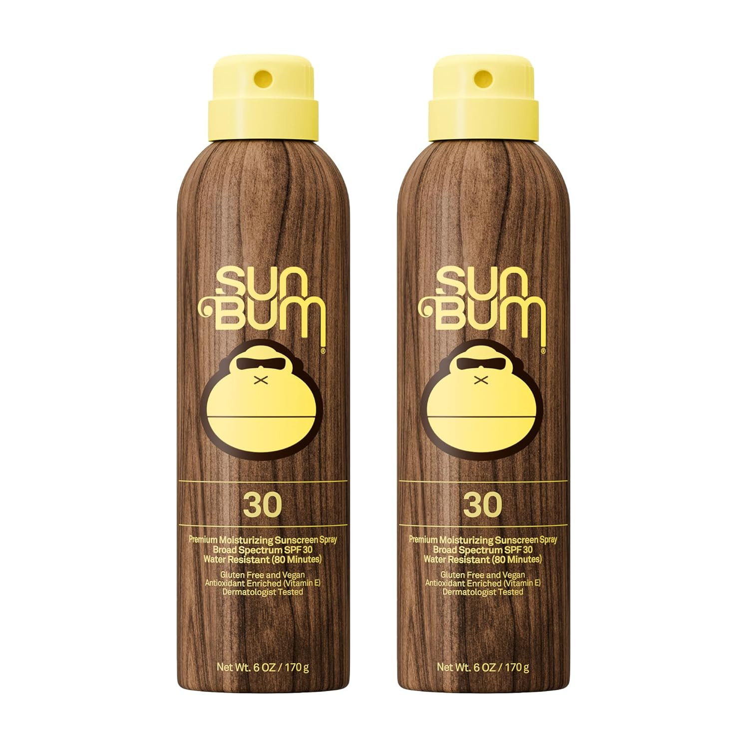Sun Bum Original SPF 30 Sunscreen Body Spray - Broad Spectrum Moisturizing Sunscreen with Vitamin... | Amazon (US)
