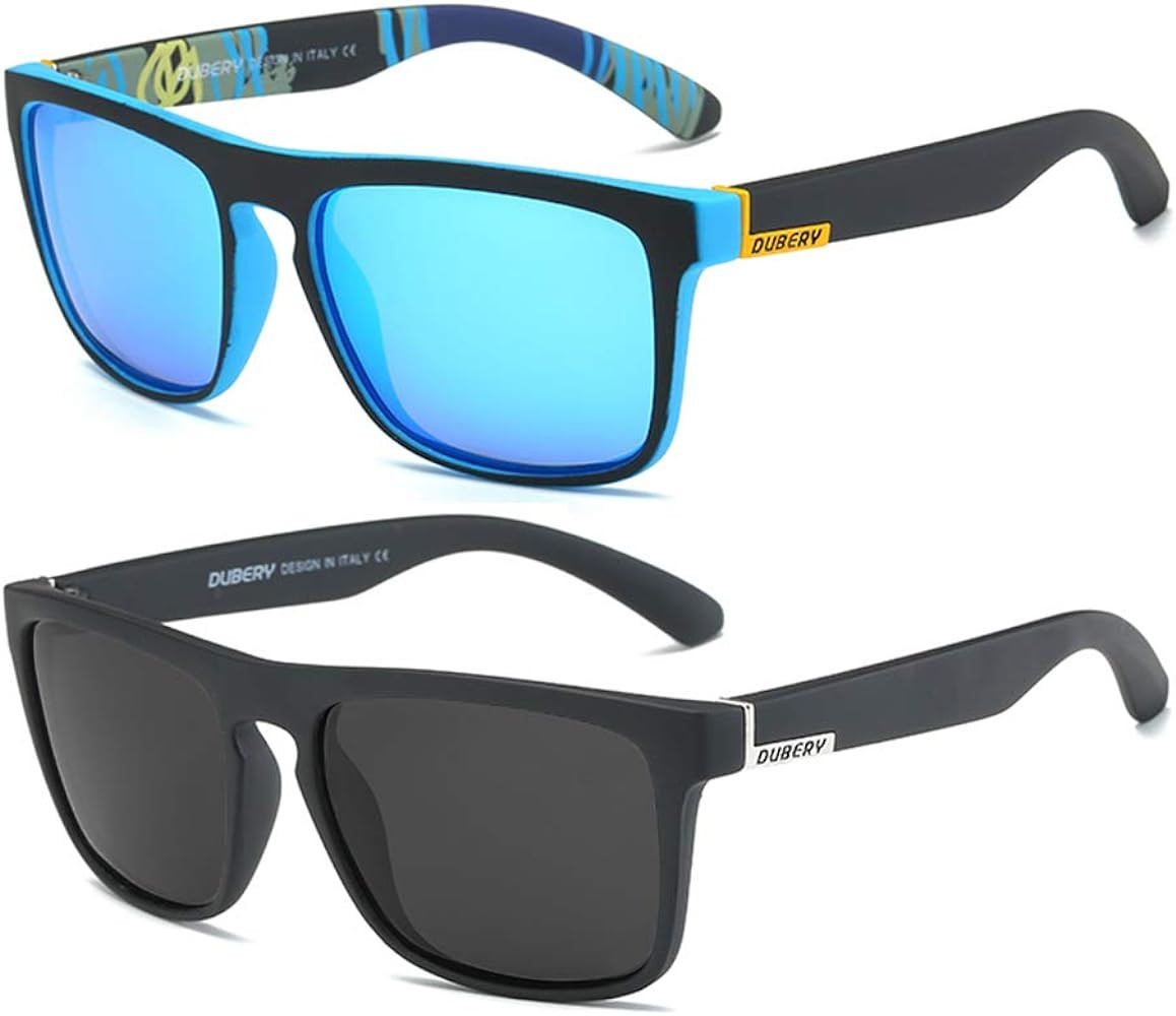 DUBERY Classic Polarized Sunglasses for Men Women Retro 100% UV Protection Driving Sun Glasses D7... | Amazon (US)