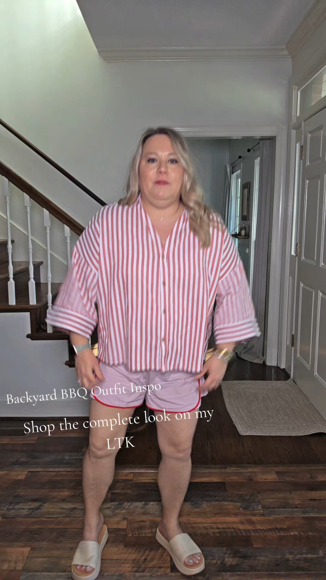 Love this easy cool cicy bell too perfect for spring and summer. This is my backyard BBQ Outfit Inspo. Paired with these athletic shorts from Old Navy and Yellowbox shoes. 

#LTKmomlife #LTKOver40 #LTKMidsize
