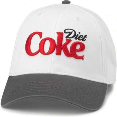 Diet Coke Logo Ballpark Adjustable Hat | SHEIN