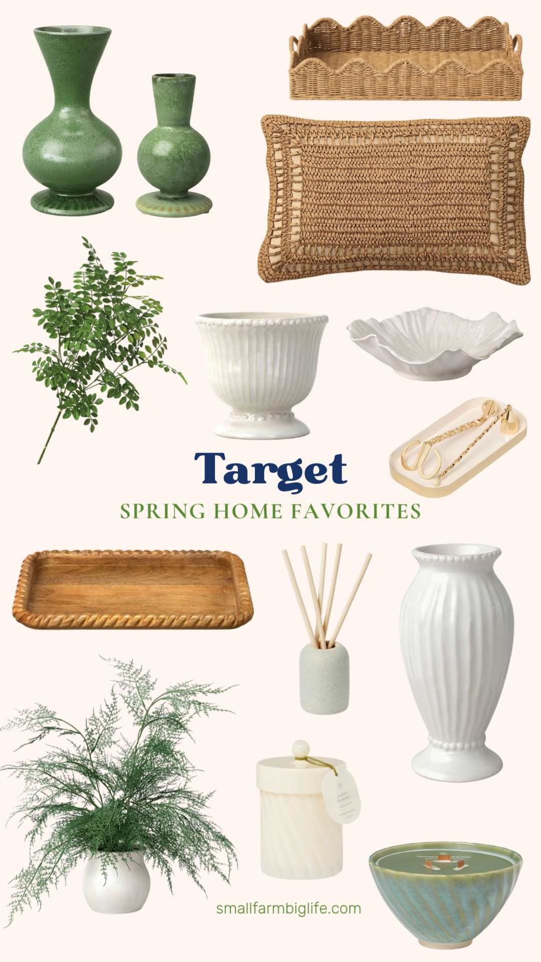 Target Spring Home Favorites 🤍
Soft greens, warm neutrals, and cozy details make these pieces perfect for a fresh spring reset. From sculpted ceramic vases and beaded planters to calming candles, a ceramic diffuser, and woven accents, these Target finds bring in that relaxed, collected feel. Save this for easy spring home styling with layers that feel calm, cozy, and lived in 🌸 

 #LTKdayinmylife #LTKHome