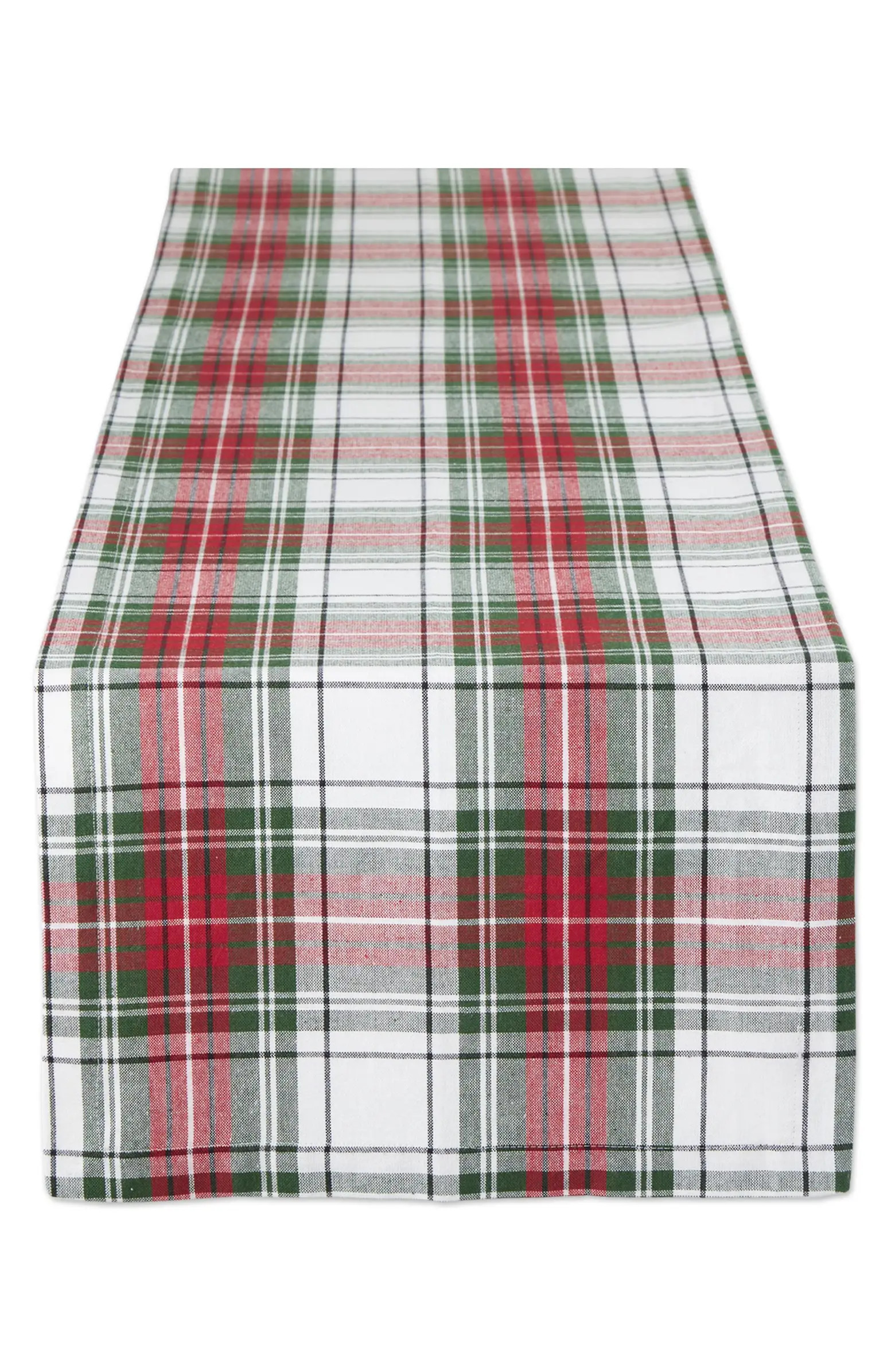Design Imports Christmas Plaid Cotton Table Runner | Nordstromrack | Nordstrom Rack