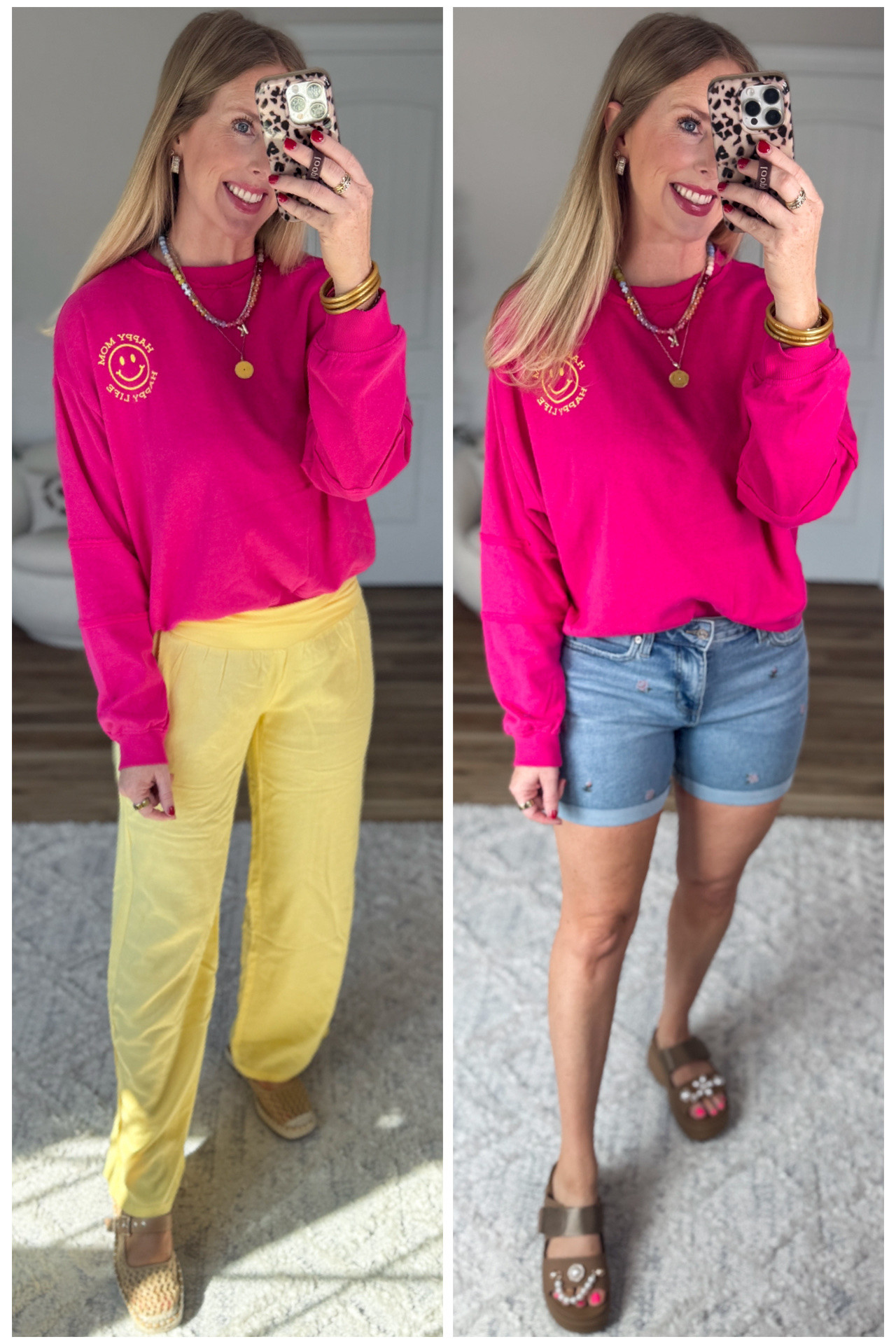 2 ways to style this mom sweatshirt from Walmart! 

#LTKmomlife #LTKootd