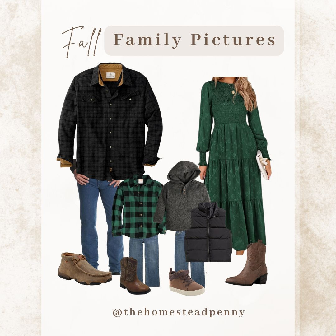 Fall family outfit ideas for pictures. Family of four with two toddler boys. Also could be used as a family Thanksgiving outfit.

Featuring greens and greys.  

 #LTKHoliday #LTKSeasonal #LTKFamily