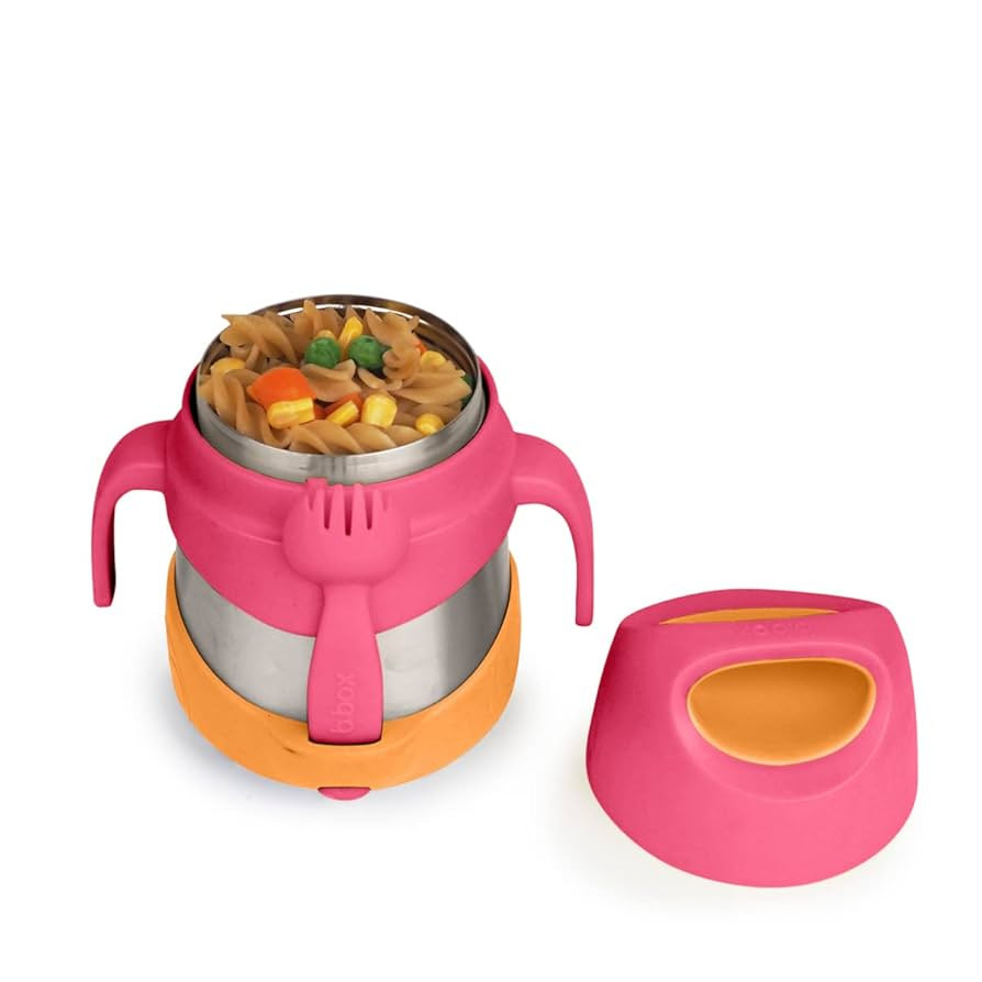 b.box Insulated Food Jar with Spork for Toddlers | Easy Open Container for Toddlers | Stainless S... | Amazon (US)
