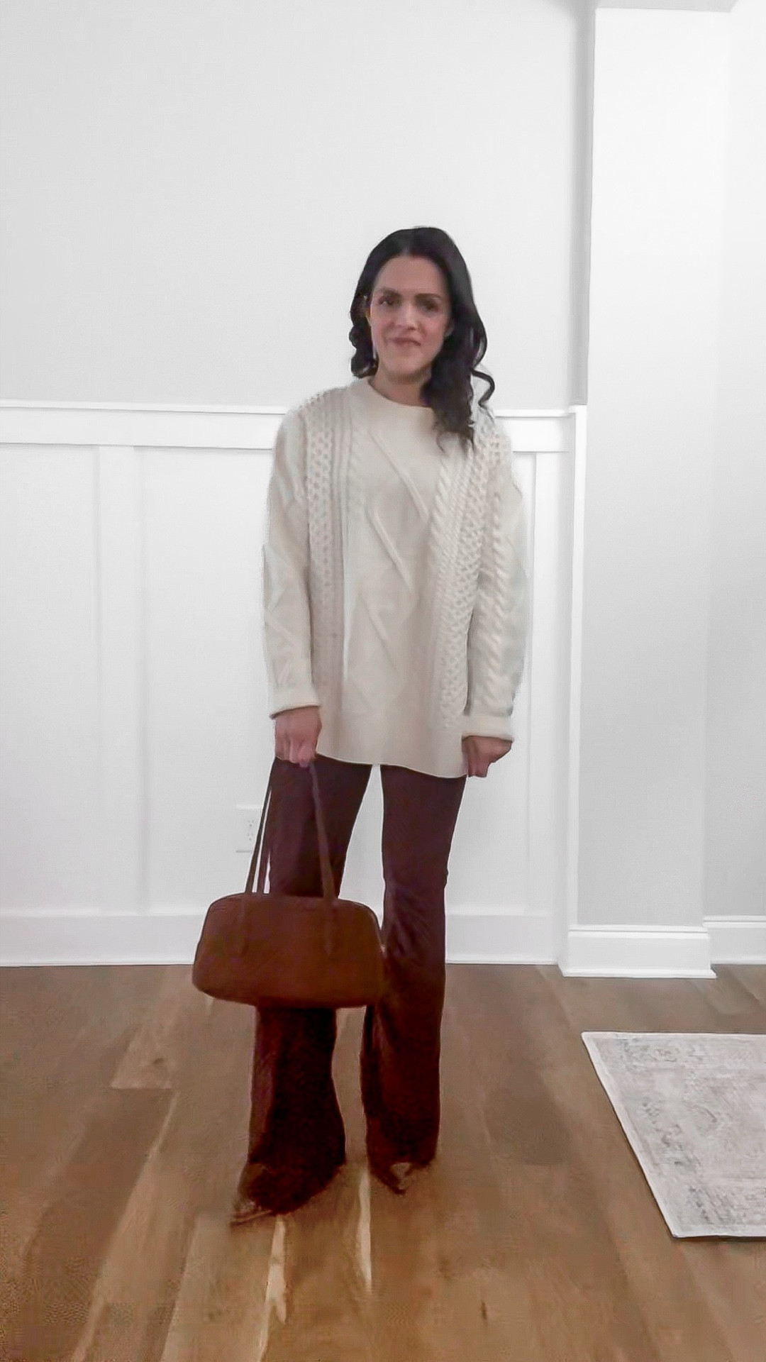 Monthly outfit planner DECEMBER: Planner to person: Winter outfits | velvet leggings, cable knit sweater, burgundy boots, holiday outfit 

#classicstyle #LTKstyletip #winteroutfit 

#LTKSeasonal #LTKootd #LTKgrwm